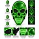 thumbnail image 5 of Mascara De Calavera Con Luz Led Para Halloween Y Fiestas, 5 of 6