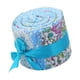 thumbnail image 2 of 20 Piezas De Rollo De Gelatina De 2,4 Pulgadas De Algodón Floral Para Manualidades, Costura Enrollable, Color Azul, 2 of 5