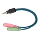 thumbnail image 4 of Divisor De Audio Estéreo Y De 4 Polos De 3,5 Mm 2 Hembra A 1 Cable Adaptador De Enchufe Macho, 4 of 5
