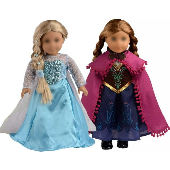 Doll Clothes Sweet Dolly Princess Dress Queen para muñeca de 18 pulgadas