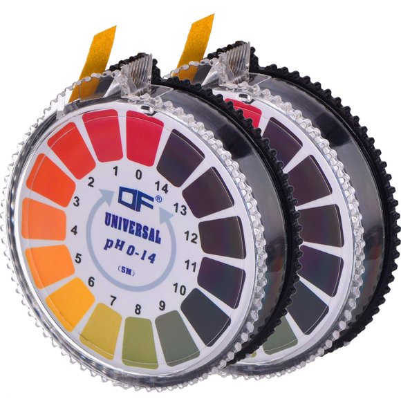 Tiras de prueba de pH JOVITEC 5 m (0‑14) – 2 rollos