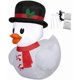 thumbnail image 1 of Muñeco de Nieve Inflable PATO DE GOMA PITCHING PIGEON 99 cm con Luces LED, 1 of 4