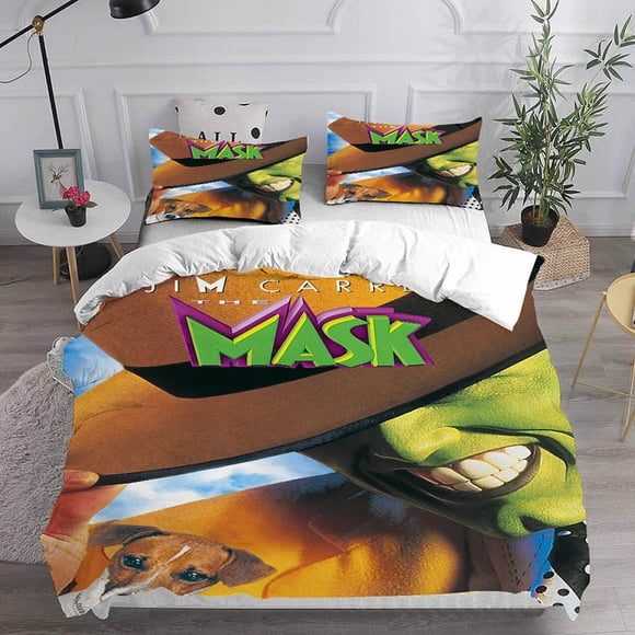 The Mask Bedding Sets Comforter Quilt Bed Cover Duvet Cover Pillow Case 2-3 Pieces Sets Kids Adult Size