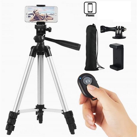 Genérico - Mini Trípode Ligero Para Celulares Control Remoto