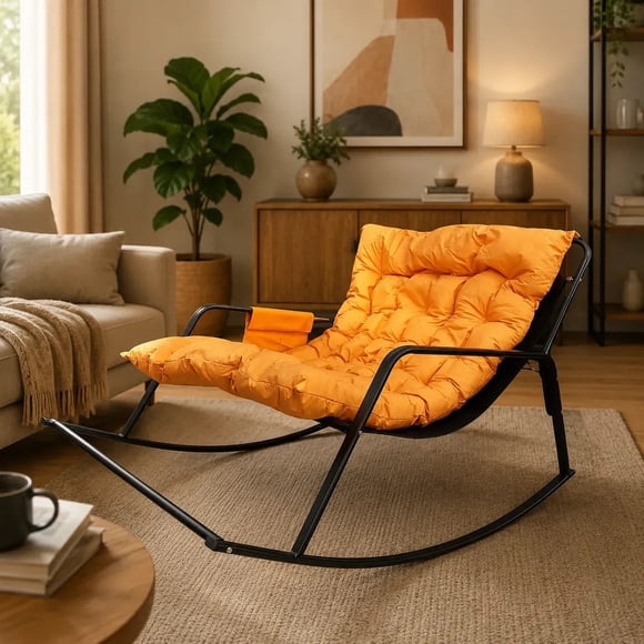 Sillón Mecedora Naranja