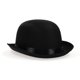 thumbnail image 2 of Sombrero Rubies Satin Derby para adulto, color negro, 2 of 7