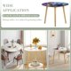 thumbnail image 3 of Megamente-theme Fitted Round Tablecloths Elastic Edged Table Covers Waterproof Table Cloth for Kitchen Holiday Party Tables Decor 120cm, 3 of 6