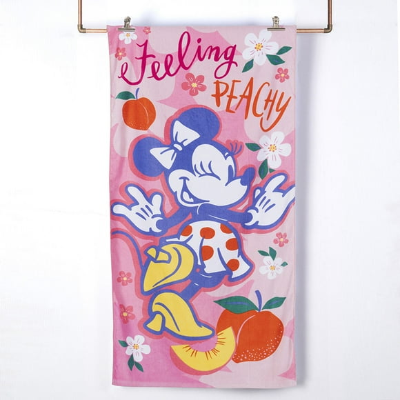Toalla Playa 70x140 Minnie Peachy