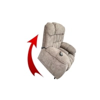 Andy Rall Home - Berger Reclinable Eléctrico Alzable Masaje All Body Café Paradise 8413Lh