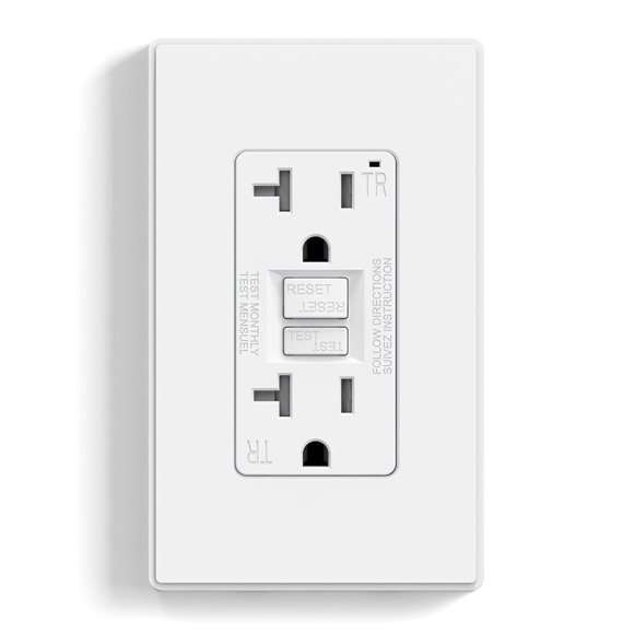 Tomacorriente GFCI ELEGRP G1920T 125 V, 2 tomas