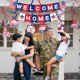 thumbnail image 4 of Bandera de papel "Welcome Home" en rojo, blanco y azul - rujor, 4 of 6