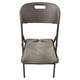 thumbnail image 4 of Silla Plegable Diseño Madera Café marron, 4 of 5
