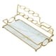 thumbnail image 3 of Exquisito Soporte Para Cepillos De Dientes, Organizador Cosmético Para Encimera De Baño, Hogar, Blanco Y Dorado, 3 of 3