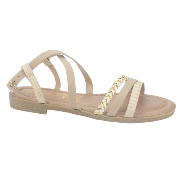 Sandalia Chalada Mujer Call-26 Beige Plana