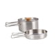thumbnail image 5 of Camping Picnic Pan Pot Juego De Utensilios De Cocina De Acero Inoxidable Conveniente De Usar Robusto, 5 of 5