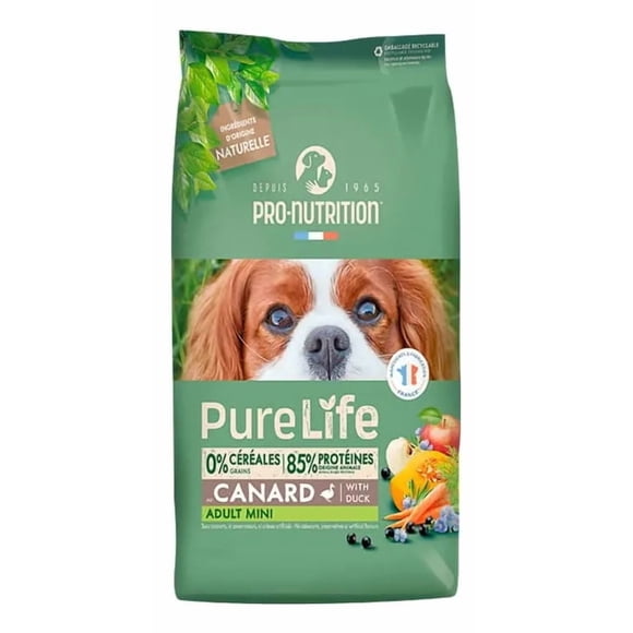 Pro-nutrition Pure Life Adult Mini Pato 2kg Perro Raza Pequeña