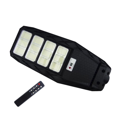 Importclick - Foco Poste Solar 800 Watt 12 Placas 480 Led Con Control