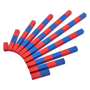 Bothyi - Montessori Red Blue Number Rods Count De 1 A 10 Numérico Para Vacaciones
