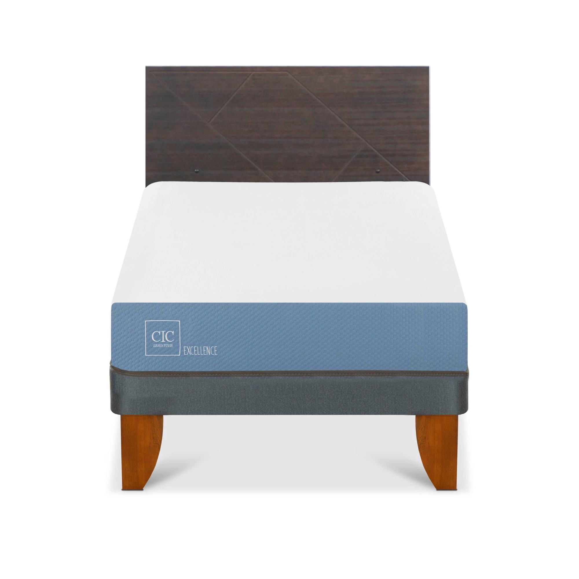 Cama Europea Excellence 1.5 Plaza Base Normal