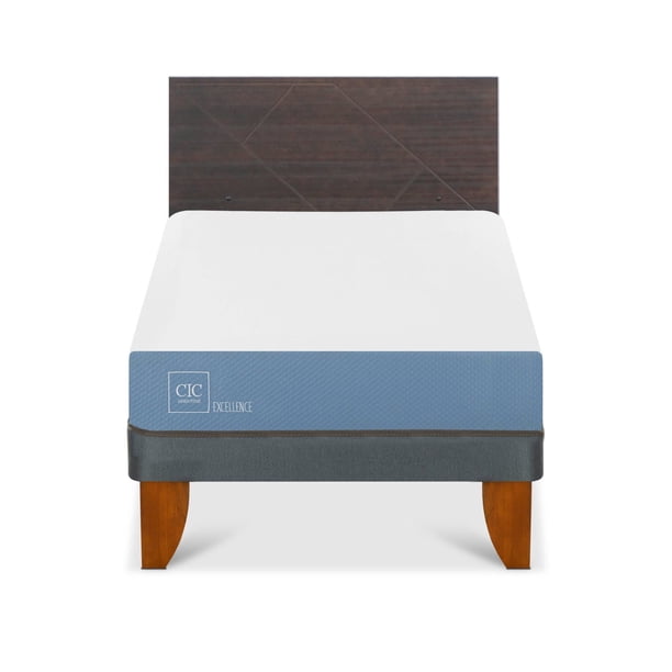 Cama Europea Excellence 1.5 Plaza Base Normal