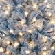 thumbnail image 2 of Árbol de Navidad Topeakmart Prelit Slim de 2,28 m con luces de color azul lago, 2 of 3