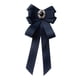thumbnail image 3 of Corbatas Preatadas Con Lazo Para Mujer, Corbata Elegante Para Uniforme De Estudiante, Regalos, Azul Marino, 3 of 5