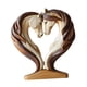 thumbnail image 2 of Adorno decorativo de caballo, artesanía de madera, regalo de inauguración de la casa, artesanías de caballos amorosos, decoración de escritorio para, 2 of 5