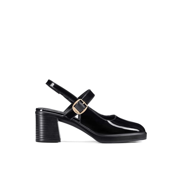 Zapatos Taco PU Acharolado Mujer Cuadrado Weide GH221