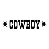 Rienda Libre Graphics - Decomural Cowboy Sheriff Badge Ws-17007