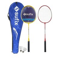 Set Bádminton 2 Raquetas + 2 Plumillas + Funda Sufix®
