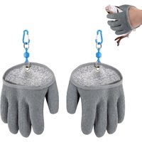 Xusx111 - Guante De Pesca Para Hombres Con Liberación De Imán, Guante De Pescado Resistente A La Perforación Para El Manejo, La Captura, La Limpieza, La Palma De Agarre Texturizada Antideslizante