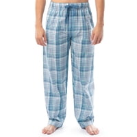 Pantalón De Pijama Izod Para Hombre De Corte Relaxed, Popelina Estampada Con Cordón