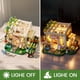 thumbnail image 4 of Set de construcción Casa de flores con luces, kit de construcción de jardín invernadero soleado, jug, 4 of 9