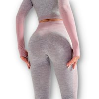 Wild Travel - Conjunto De Fitness De Gimnasio De 2 Piezas Rosado