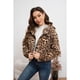 thumbnail image 2 of Chaqueta Corta Mujer Manga Larga Peluda Animal Print 6096, 2 of 4