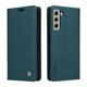 thumbnail image 3 of Funda Billetera de Cuero para Samsung Galaxy S21 FE con Tarjetero y Soporte - Tapa Magnética Azul, 3 of 6