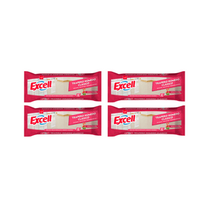 Pack 4 Traperos Humedos Excell Todo Tipo De Pisos Primavera 10 Unid Cada Uno.