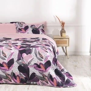 Mashini - Set Quilt Est + Sabana Lisa 2 P Amanda