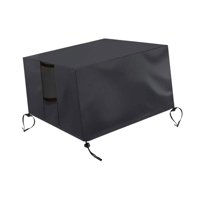 Magideal - Cubierta Para Fogata, Impermeable, A Prueba De Polvo, Cobertura Total, Protección Contra El Viento, Cubierta Para Mesa De Fogata Para Chimeneas De Mes 92X92X61