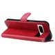 thumbnail image 3 of Funda tipo cartera para Google Pixel 7 con bolsillo con cremallera y ranuras para tarjetas – Función de soporte Rojo, 3 of 6