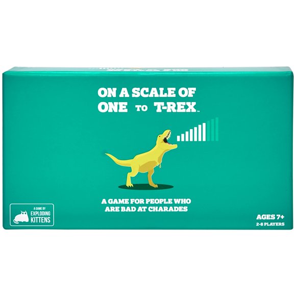 Juego de cartas Exploding Kittens on a Scale of One to T-Rex