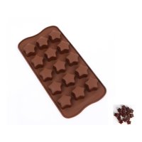 Genérico - Moldes De Chocolate Molde Chocolate Molde Silicona Estrellas
