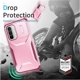 thumbnail image 5 of Funda Resistente para Samsung Galaxy A36 con Tapa Deslizante y Protección Militar Rosa, 5 of 6