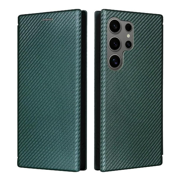 Funda Flip para FOXDOCK Samsung Galaxy S25 Ultra - Funda magnética de negocios, funda protectora delgada