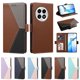 thumbnail image 5 of Funda Libro Tricolor para OnePlus 13 con Ranuras para Tarjetas, Marrón, 5 of 6