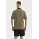 thumbnail image 3 of Polera Hombre Cuello Polo Jacquard Verde Oliva, 3 of 4