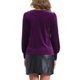 thumbnail image 3 of INSPIRE CHIC Blusa de Terciopelo de Halloween para Invierno para Mujer Cuello Redondo Manga Larga Casual XL Púrpura, 3 of 6