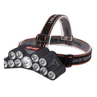 Tomasstore - Linterna Led Minera Cabeza Cintillo Frontal 11 Led 5000 Lm