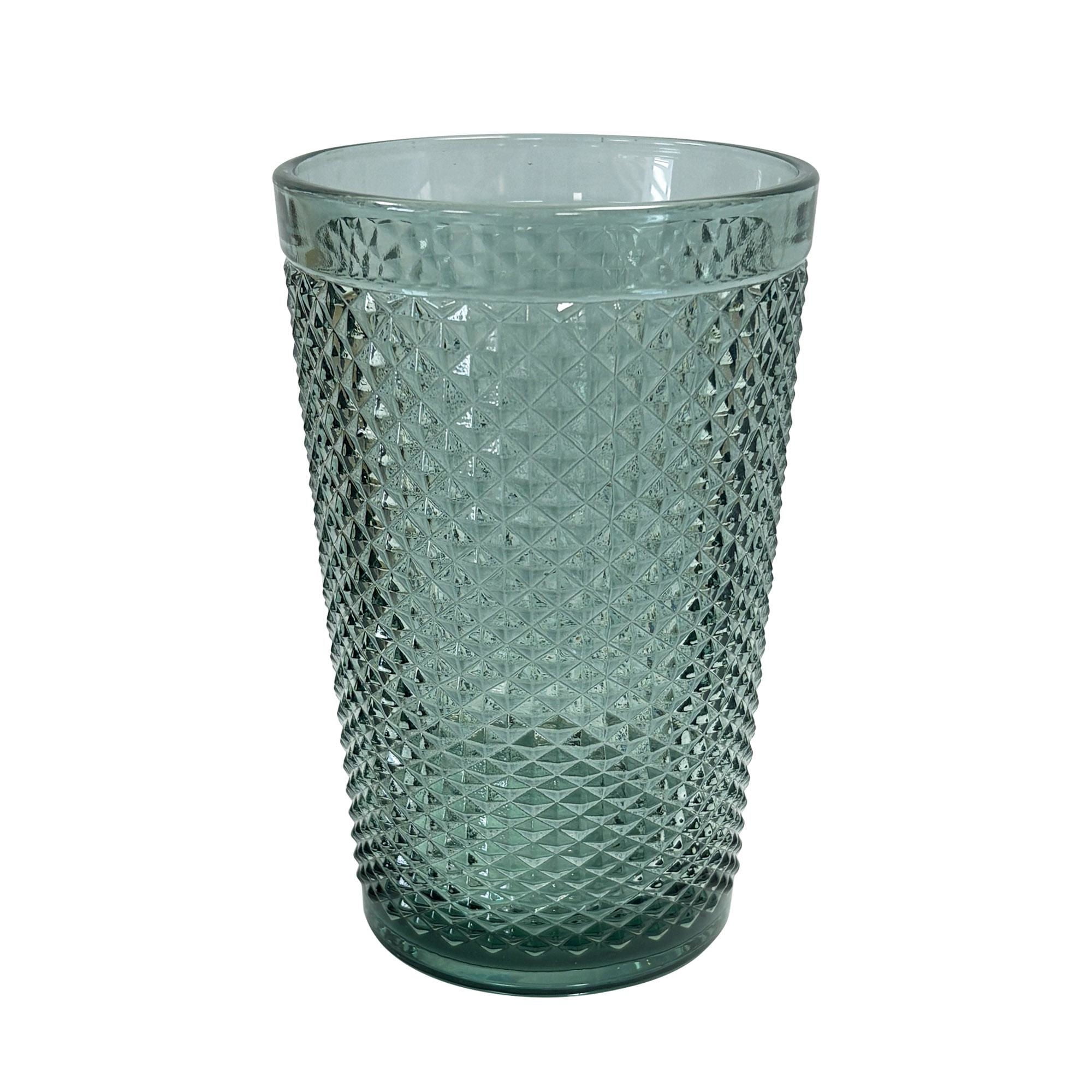 Vaso De Vidrio 350ml 1 Pieza Verde Haus