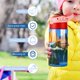 thumbnail image 5 of LavaBotella de Agua con Tapa Pop Top de Un Toque, Acero Inoxidable, a Prueba de Fugas, para Deportes, Botella Infantil rosa 12 oz, 5 of 6